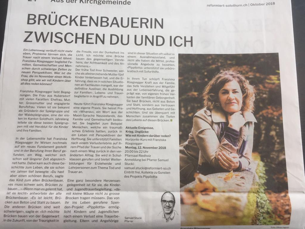 Bericht reformiert-solothurn.ch Oktober 2018